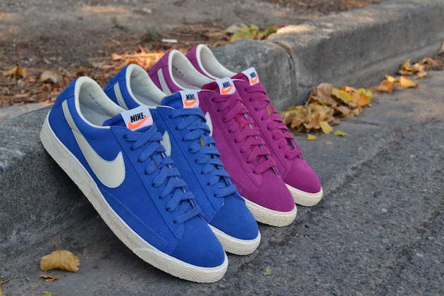 Nike blazer discount basse femme bleu
