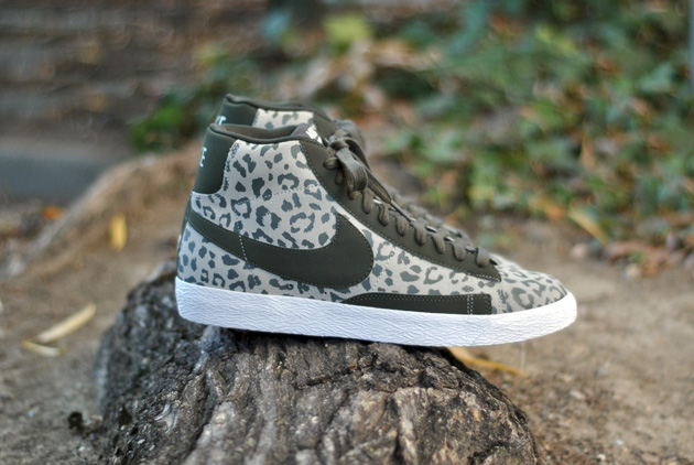 nike blazer leopard noir