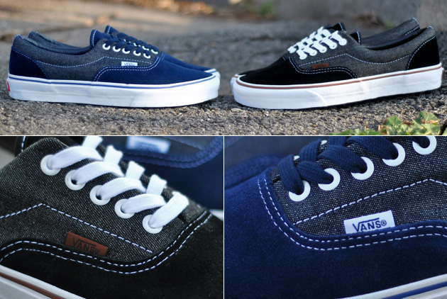 vans era denim suede