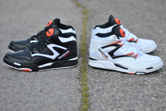 reebok pumps dee brown white