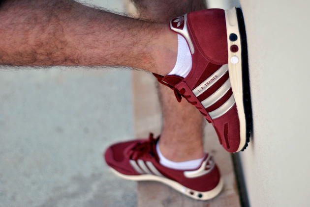 adidas L.A. Trainer Bordeaux - Disponible - Sneakers.fr