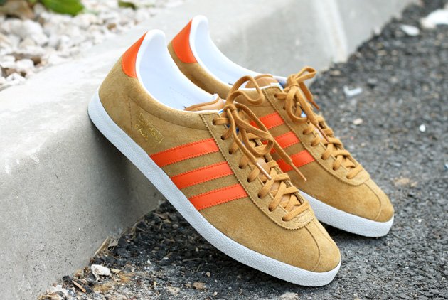 adidas gazelle silver green womens adidas Gazelle Bold Wonder Beige Collegiate Orange (W)