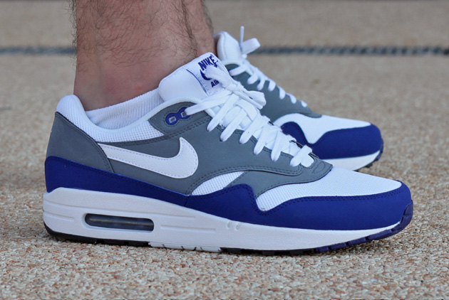 nike air max 1 blanc bleu