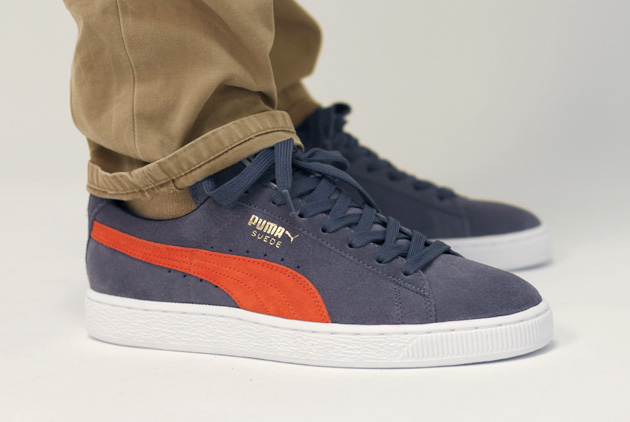 puma suede gris fonce