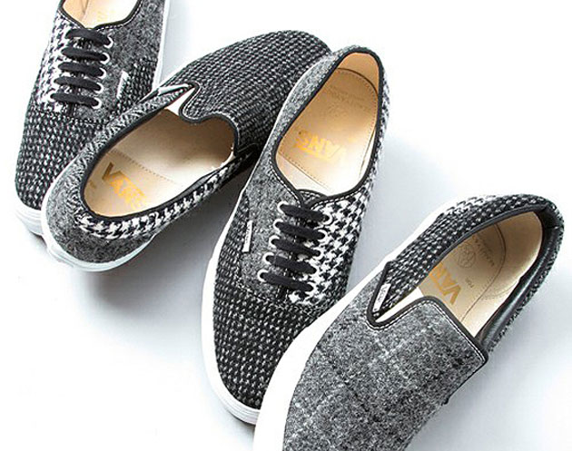 vans tweed slip on