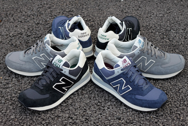 new balance 574 ripstop black