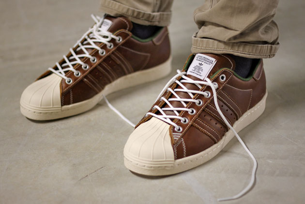 adidas superstar 80s Marron