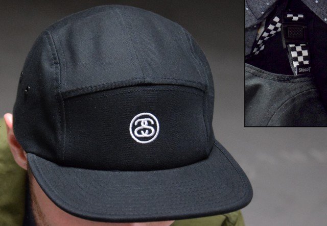 cap-stussy-5-panel-noir