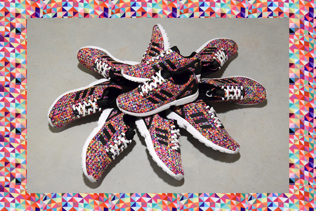 zx flux femme multicolor