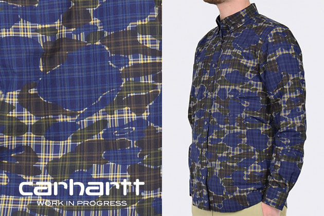 Carhartt-Foster-shirt-Bleu