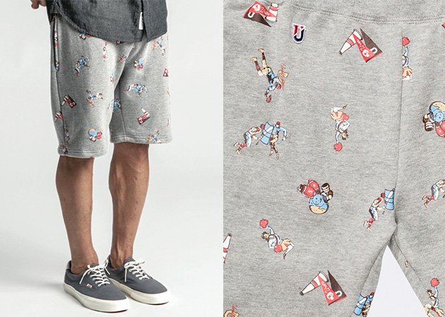 undefeated-sweatshort-grey