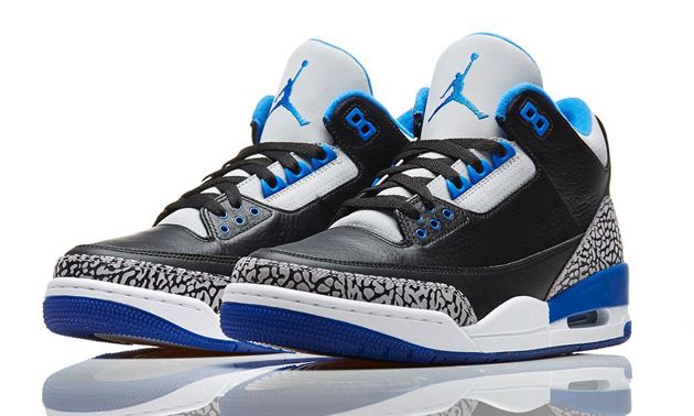 air jordan retro 3 bleu