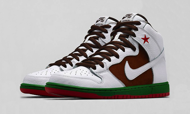 Nike SB Dunk High Premium California 31st State Sneakers