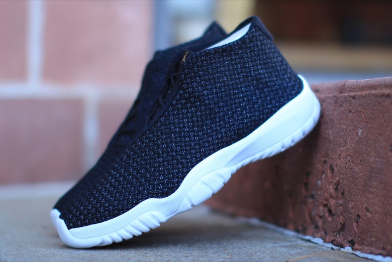 jordan future black white