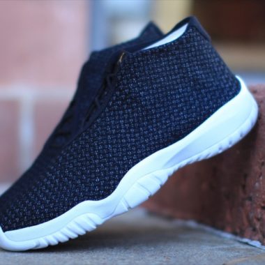 jordan future black white