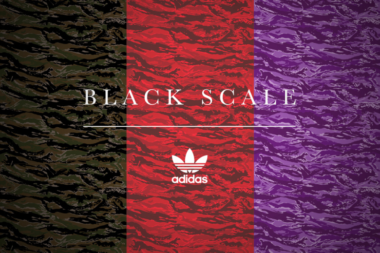 adidas black scale