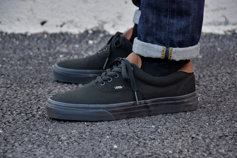 vans toile noir