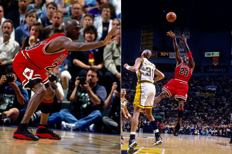 Air Jordan 13 Black Gym Red Sneakers
