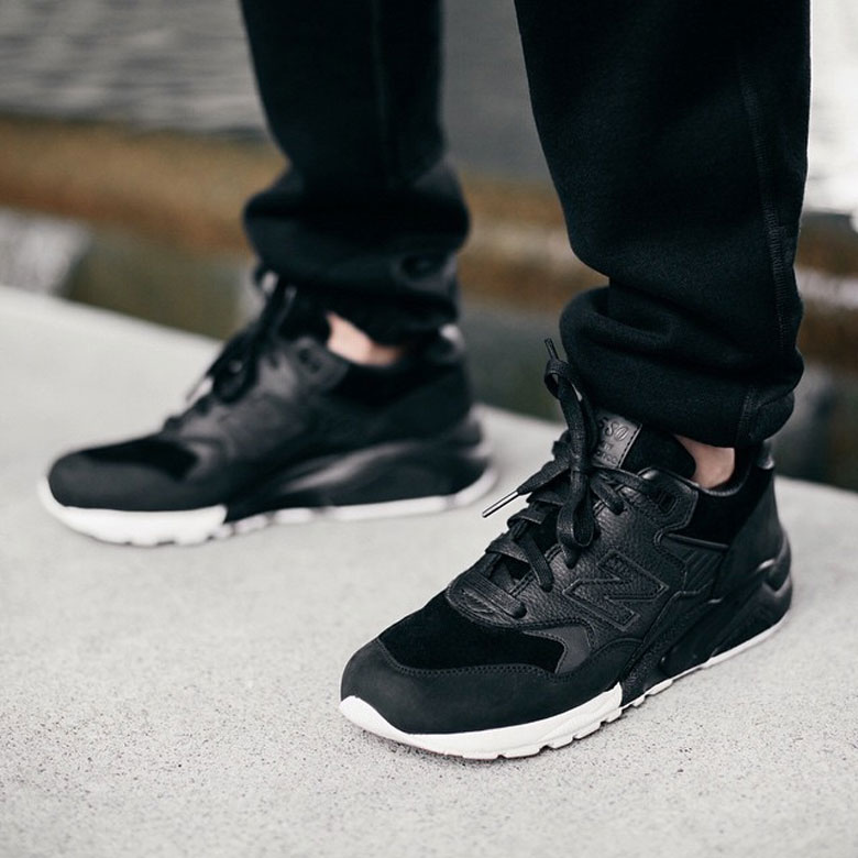 new balance noir cuir