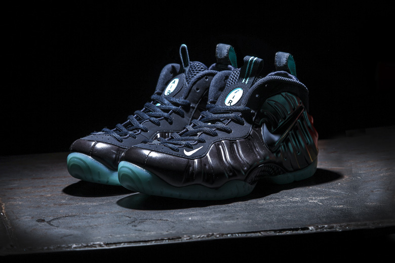 nike foamposite aqua