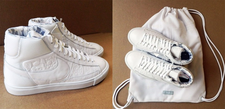 nike blazer mowax white