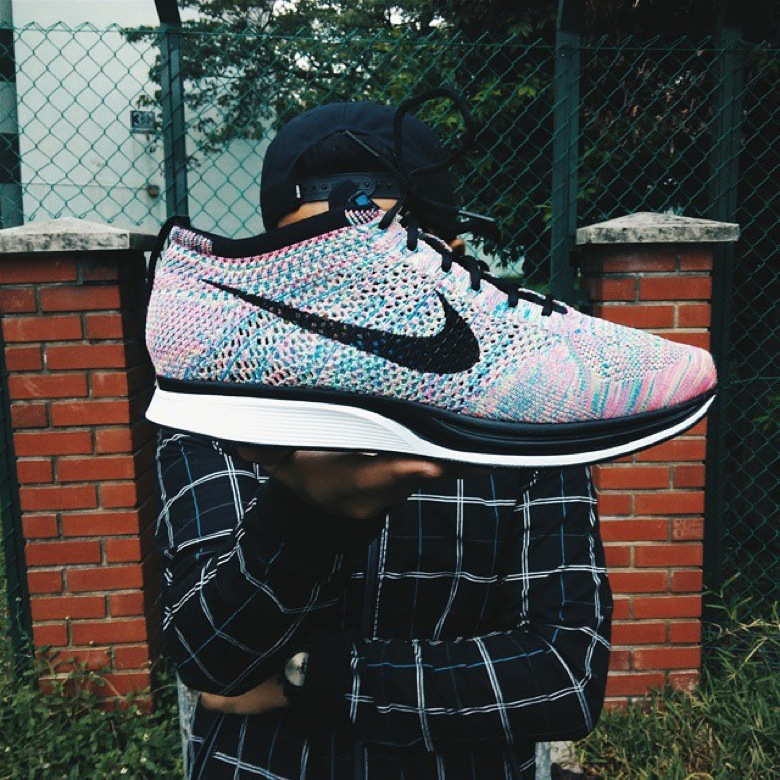 nike flyknit racer multicolor 2015