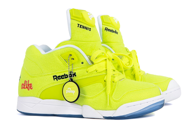 reebok jaune fluo