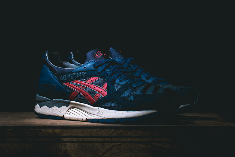 asics gel lyte v bleu bordeaux