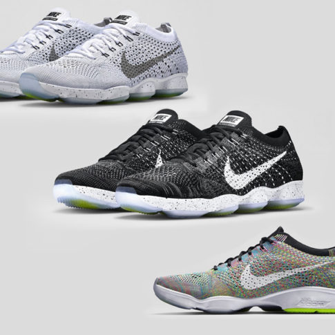 nike flyknit roshe run noir