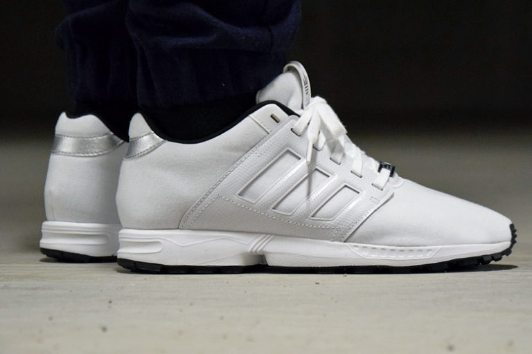 zx flux white gold