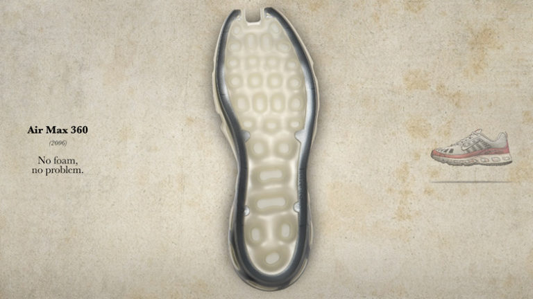 Nike et l�??histoire de la semelle ?� bulle d�??air apparente - Sneakers.fr