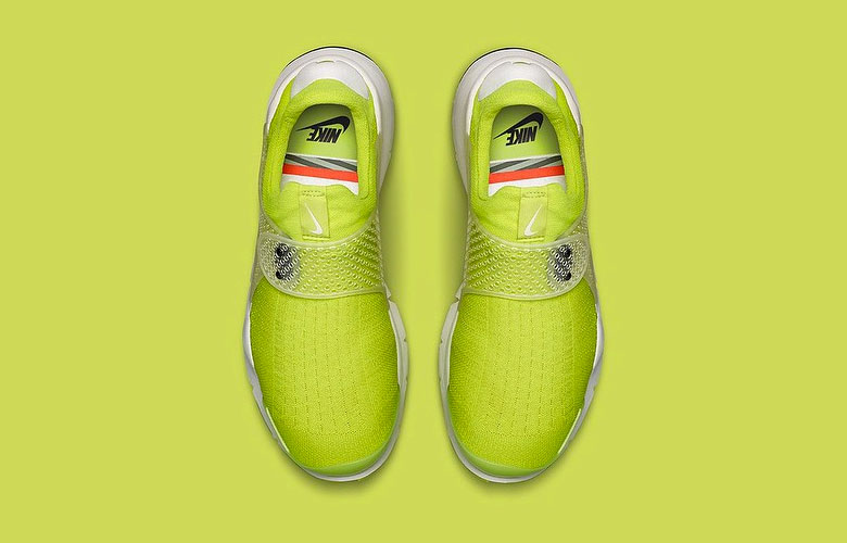 Nike Sock Dart Gris Rose Jaune