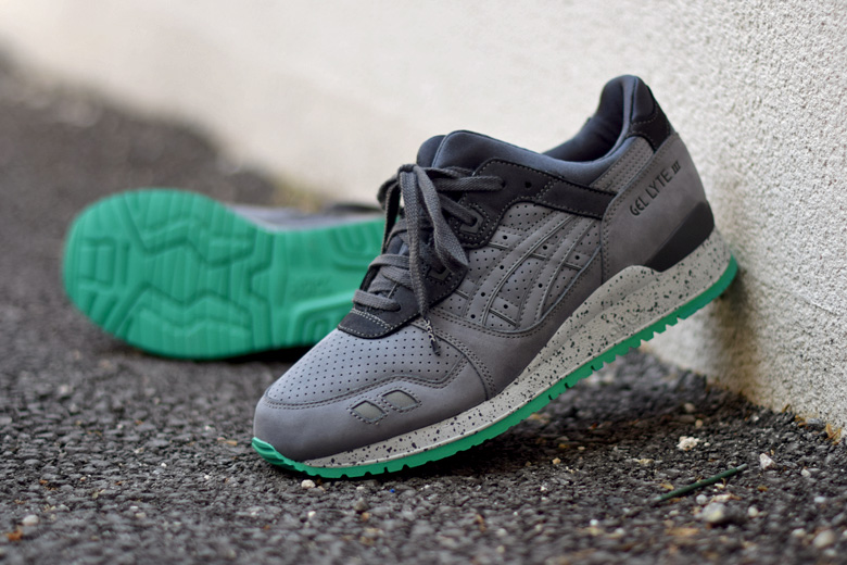 asics gel lyte iii grey turquoise