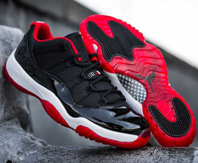 jordan 11 rouge noir