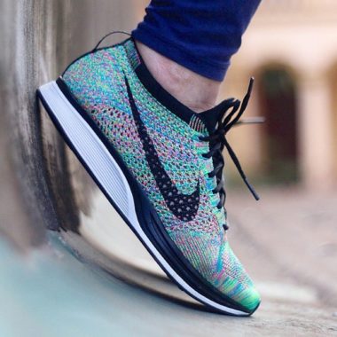 nike flyknit racer multicolore