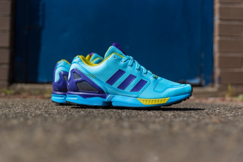 Adidas zx flux bleu jaune sale