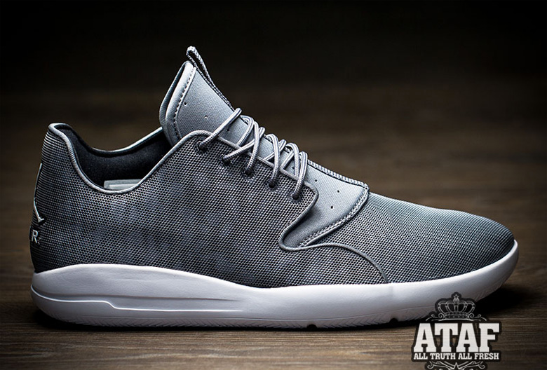 Jordan Eclipse Wolf Grey Elephant Print Sneakers