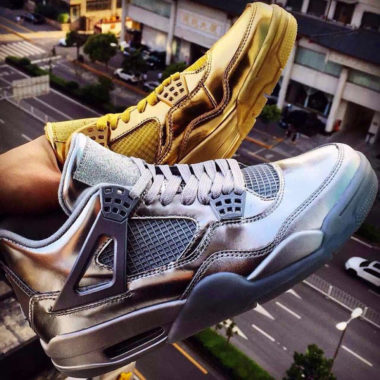 air jordan 4 liquid metal