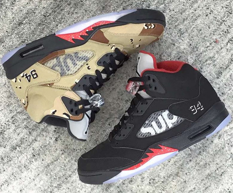 nike air jordan 5 supreme