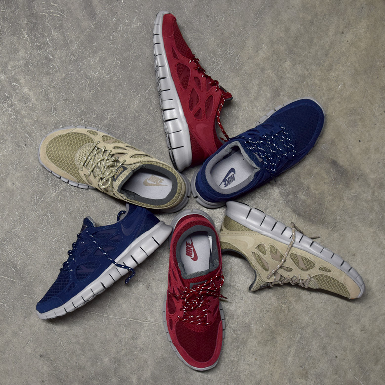 pistola Raza humana Punta de flecha Nike Free Run+ 2 Suede Pack - Sneakers.fr