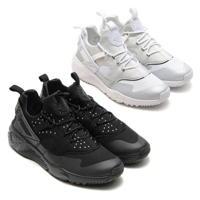 Nike Air Huarache Utility Black White Sneakers Fr