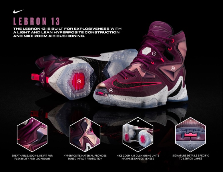 nike lebron 13