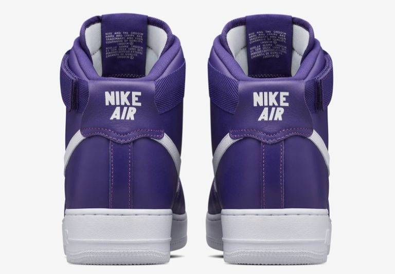 purple air force sneakers