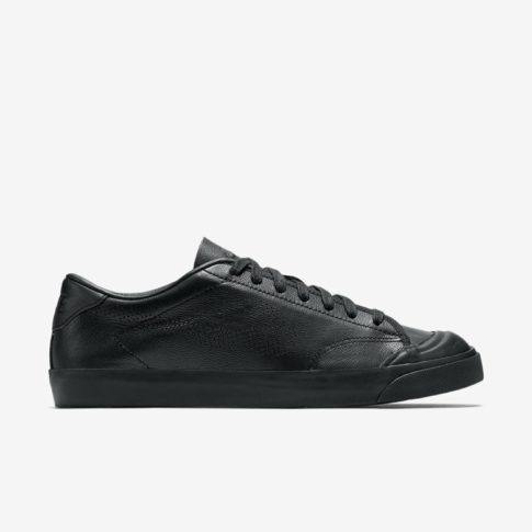 nike court triple black