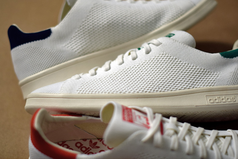 Stan smith primeknit blanche sale
