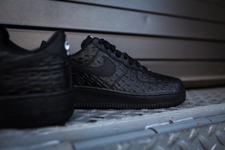 nike air force 1 black croc skin-1