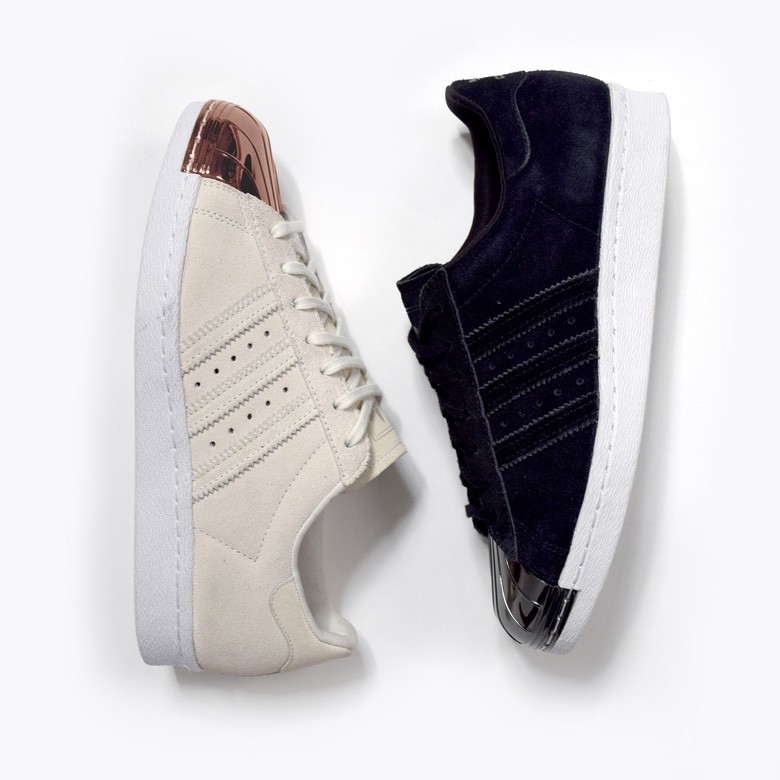 adidas original superstar metal toe brun