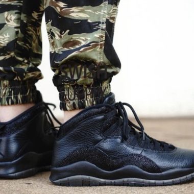 air jordan 10 ovo black