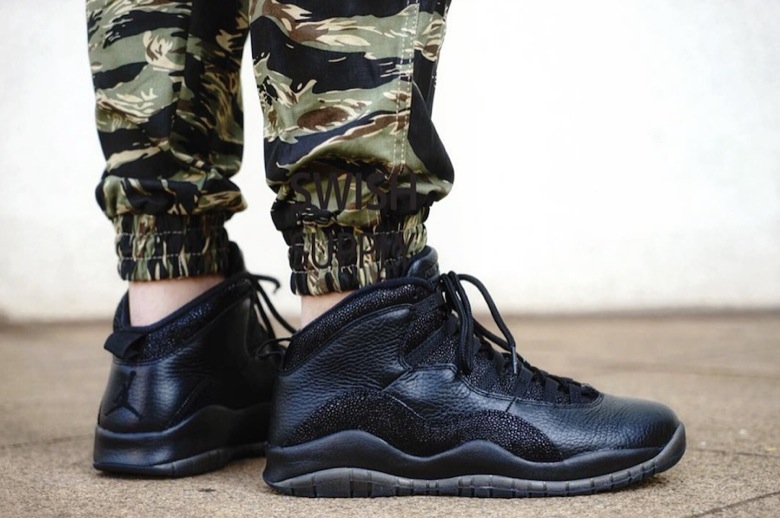 air jordan 10 ovo black