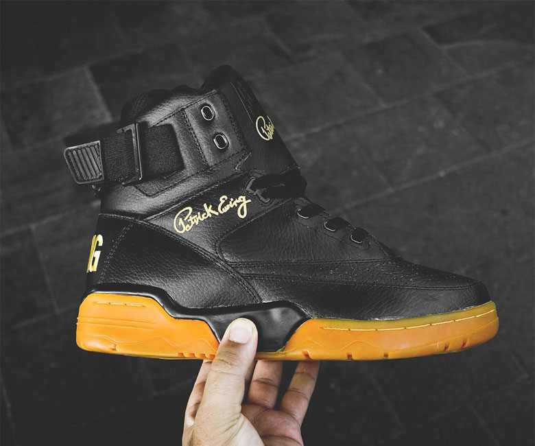 ewing 33 hi gum black/gold